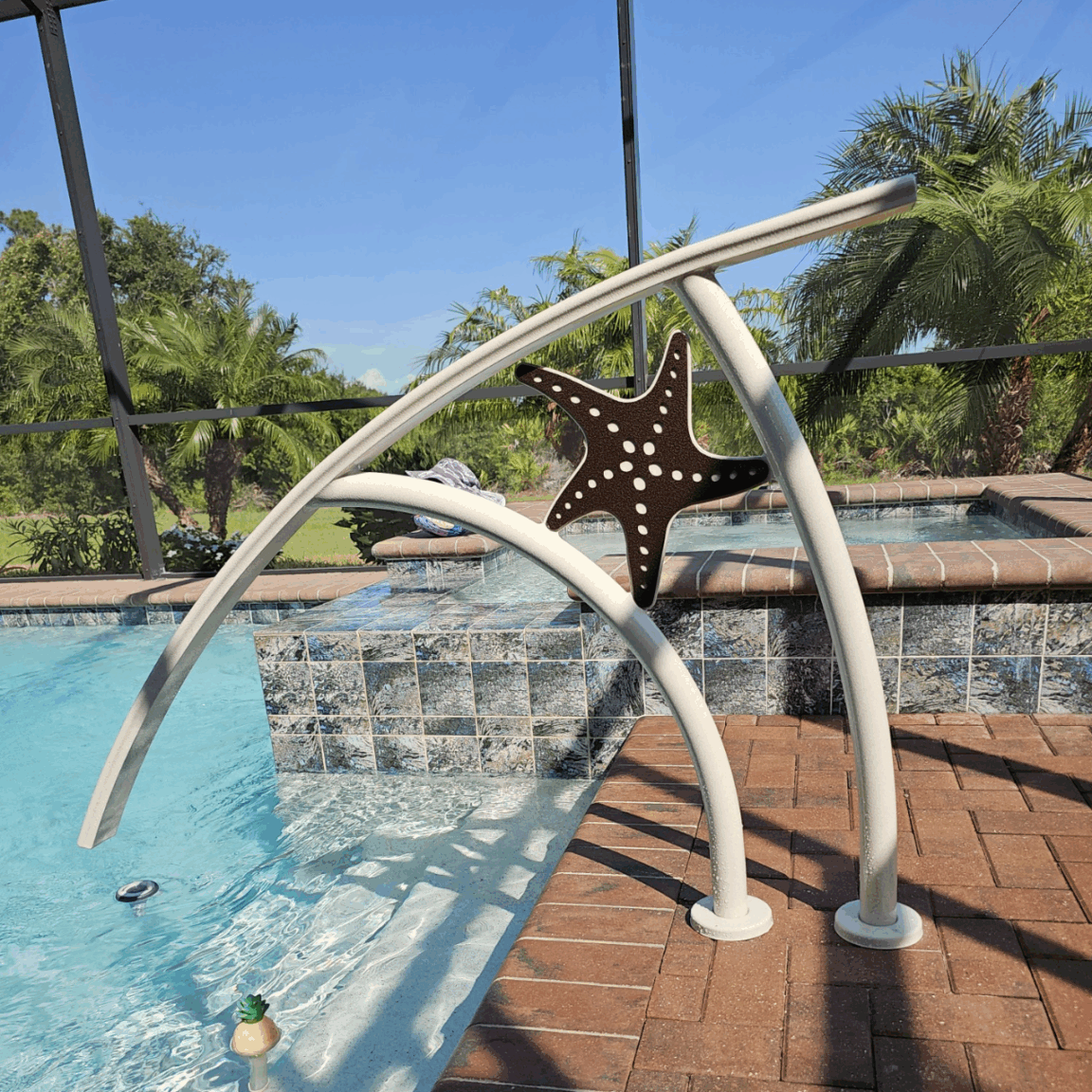 Arrowhead Metal Art Designs - Artistic & Designer Pool & Spa Rails