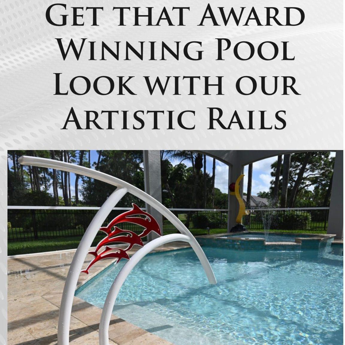 Arrowhead Metal Art Designs - Artistic & Designer Pool & Spa Rails